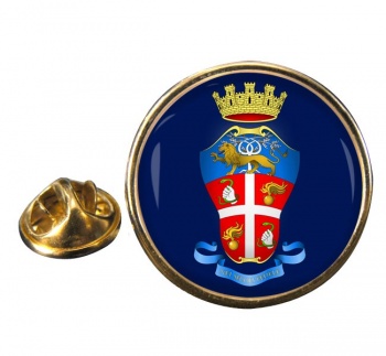 Carabinieri Round Pin Badge