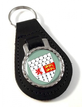 County Carlow (Ireland) Leather Key Fob