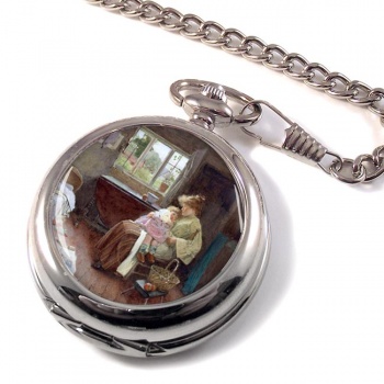 A Quiet Moment by Calton Alfred Smith Pocket Watch