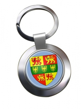 Caernarfonshire Carnarvonshire Metal Key Ring