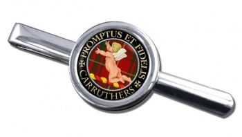 Carruthers Scottish Clan Round Tie Clip