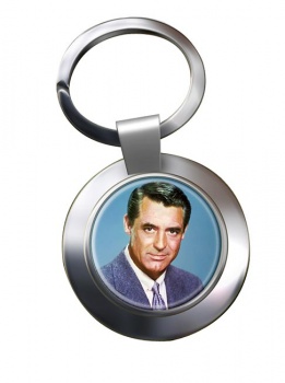 Cary Grant Chrome Key Ring
