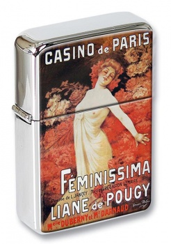 Casino de Paris (Georges Redon) Flip Top Lighter