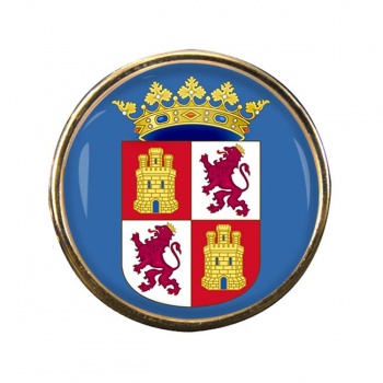 Castile and Leon Castilla y Leon (Spain) Round Pin Badge