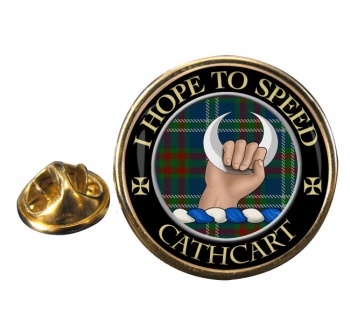 Cathcart Scottish Clan Round Pin Badge