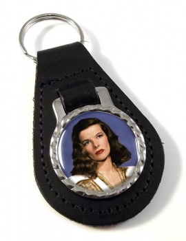 Katharine Hepburn Leather Key Fob