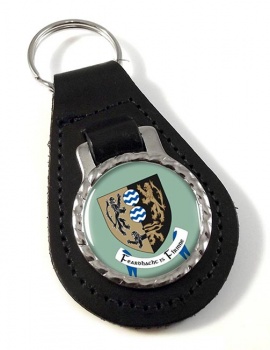 County Cavan (Ireland) Leather Key Fob