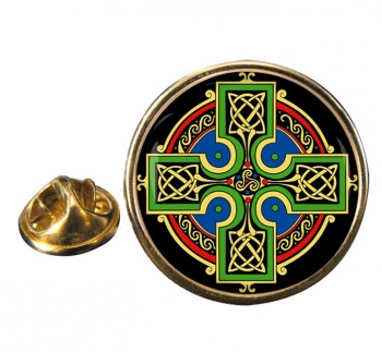 Celtic Cross Pin Badge