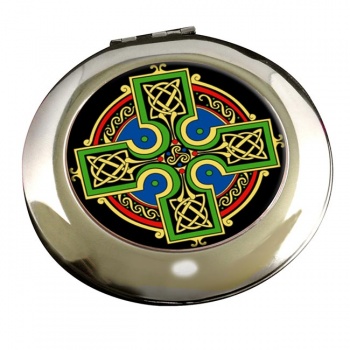 Celtic Cross Round Mirror