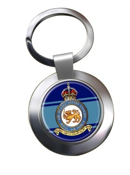 Air Headquarters Ceylon Chrome Key Ring