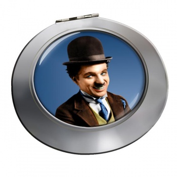 Charlie Chaplin Chrome Mirror