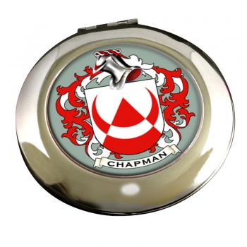 Chapman Coat of Arms Chrome Mirror