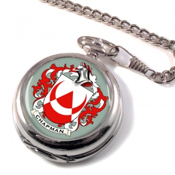 Chapman Coat of Arms Pocket Watch