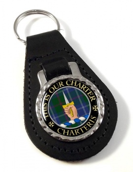 Charteris Scottish Clan Leather Key Fob