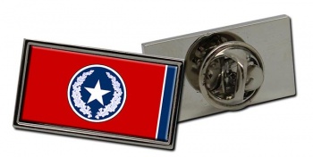 Chattanooga TN Flag Pin Badge