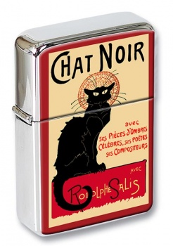 La Chat Noir (Théophile Steinlen) Flip Top Lighter