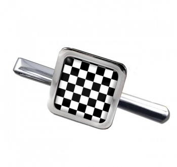 Chequered (Checkered) Floor of King Solomon’s Temple Square Tie Clip