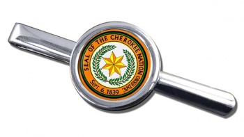 Cherokee Nation (Tribe) Round Tie Clip