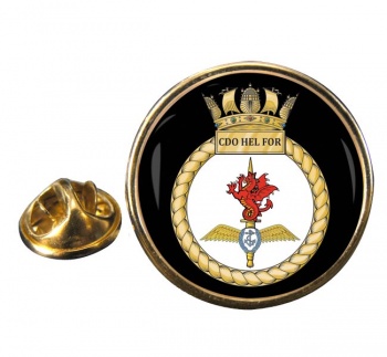 Commando Helicopter Force Royal Marines Round Pin Badge