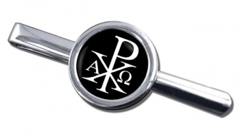 Chi-Rho Alpha Omega Tie Clip