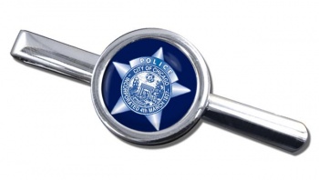 Chicago Police Round Tie Clip