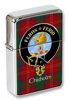 Chisholm Scottish Clan Flip Top Lighter