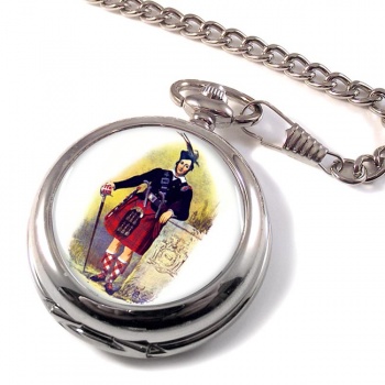 Chisholm Clansman by MacIan Scottish Clan Pocket Watch