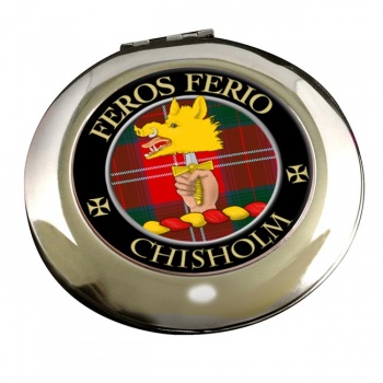 Chisholm Scottish Clan Chrome Mirror