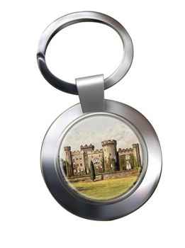 Cholmondeley Castle Cheshire Chrome Key Ring