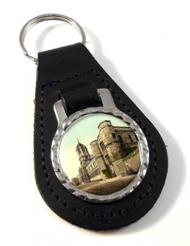 Christchurch College Oxford Leather Key Fob