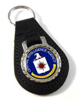 CIA Leather Key Fob