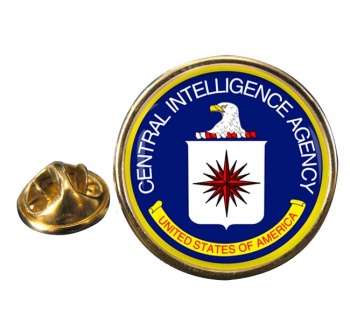 CIA Round Pin Badge