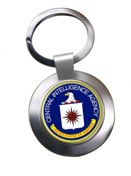 CIA Chrome Key Ring