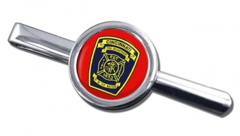 Cincinnati Fire Department Round Tie Clip