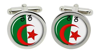 Algeria Cufflinks in Chrome Box