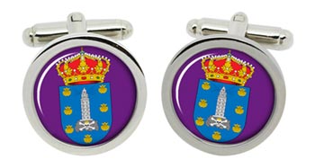 Alicante (Spain) Cufflinks in Chrome Box