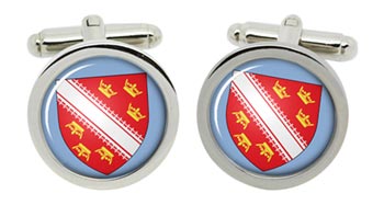 Alsace (France) Cufflinks in Chrome Box