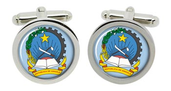 Angola Cufflinks in Chrome Box