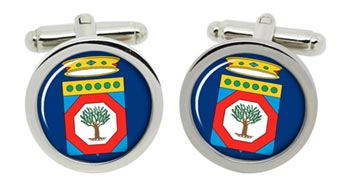 Apulia Puglia (Italy) Cufflinks in Chrome Box