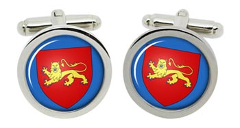 Aquitaine (France) Cufflinks in Chrome Box