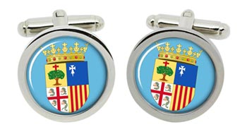 Asturias (Spain) Cufflinks in Chrome Box