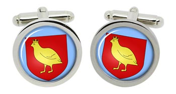 Aunis (France) Cufflinks in Chrome Box