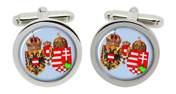 Austria-Hungary Cufflinks in Chrome Box