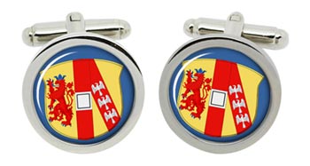 Austrian Lesser Coat of Arms 1867-1915 Cufflinks in Chrome Box