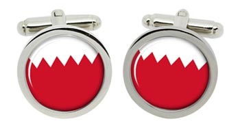 Bahrain Cufflinks in Chrome Box