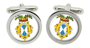 Bari Province (Italy) Cufflinks in Chrome Box