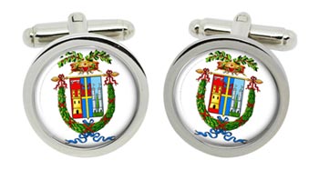 Belluno (Italy) Cufflinks in Chrome Box