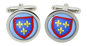 Berry (France) Cufflinks in Chrome Box