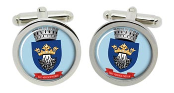 Brașov (Romania) Cufflinks in Chrome Box