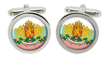 Bulgaria Cufflinks in Chrome Box